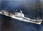 Carrier Yorktown undergoing builder