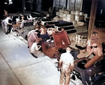 A complete jeep was turned out every three minutes at this assembly depot (No. 0-640) in Tidworth, Wiltshire, England, United Kingdom, 8 Sep 1943