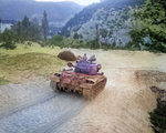 US Marine Corps M46 Patton medium tank in Korea, 8 Jul 1952