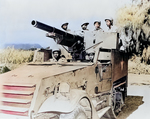 US Army M3 Gun Motor Carriage with African-American crew, circa 1943