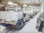 M2 Half-track vehicles under construction, Diebold Safe and Lock Company factory, Canton, Ohio, United States, Dec 1941, photo 4 of 4