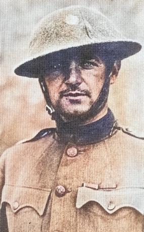 William Donovan as a US Army soldier in France, 1918 [Colorized by WW2DB]