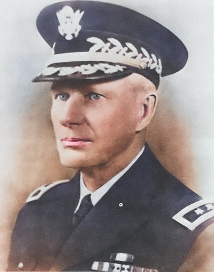 Portrait of Walter Short, 1941 [Colorized by WW2DB]