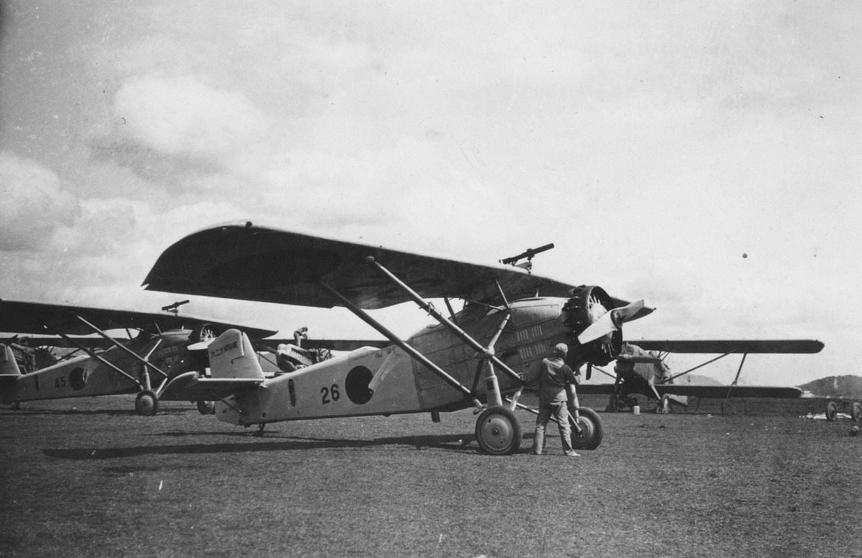Two 2MR8 reconnaissance aircraft at rest, date unknown