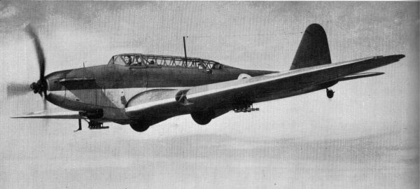 Fairey Battle in flight, date unknown