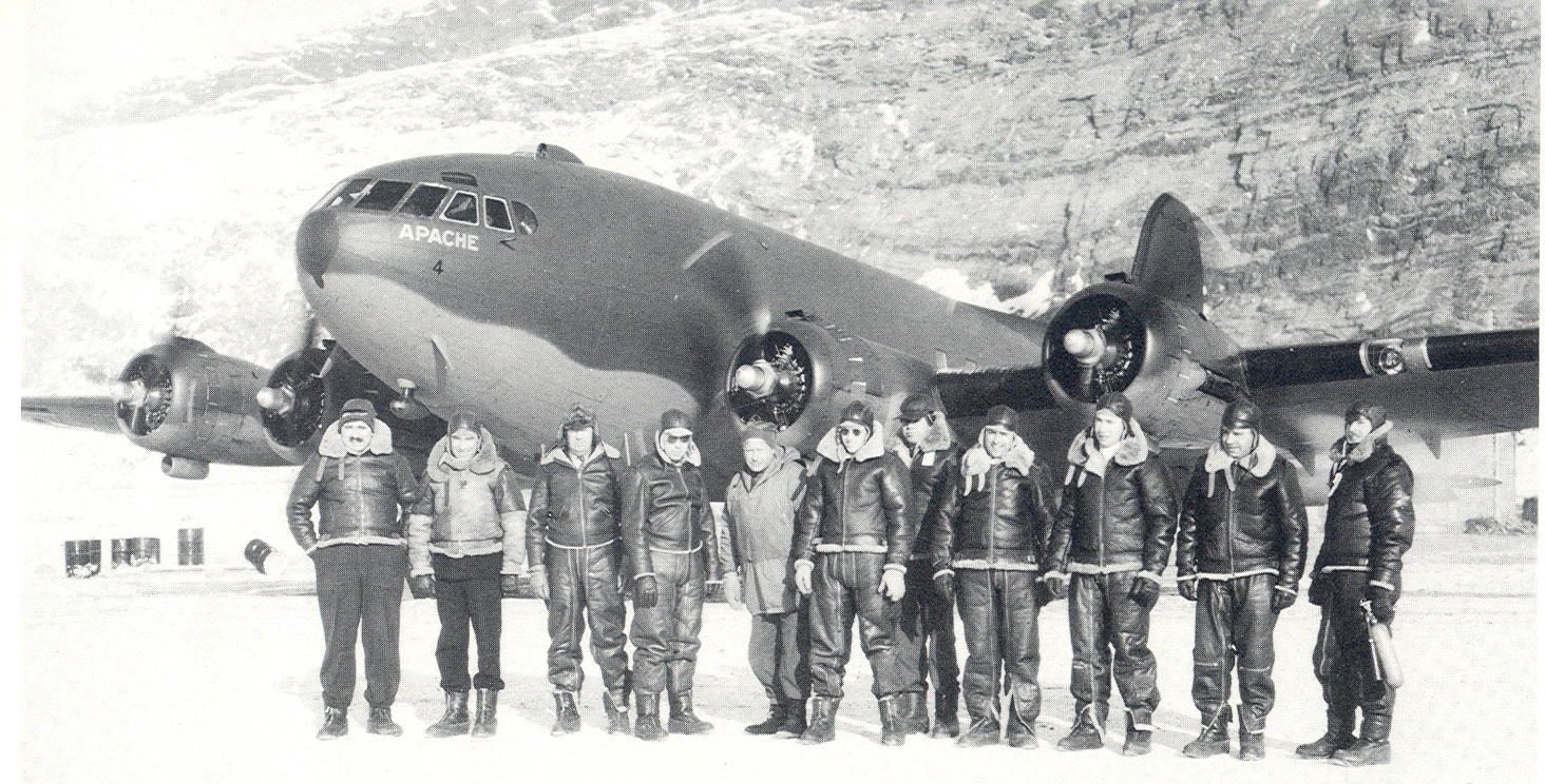 Converted TWA Stratoliner 'Apache' (USAAF #42-88626) after becoming the first aircraft to land at Bluie West Eight (Kangerlussuaq), Greenland, 20 Apr 1942