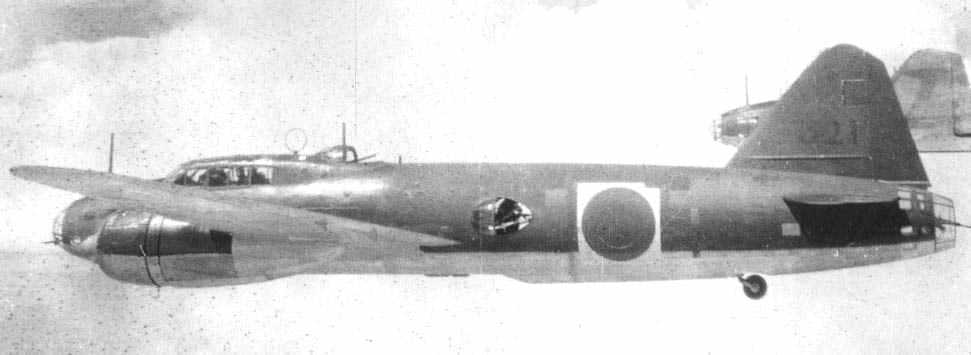 G4M1 aircraft in flight, date unknown