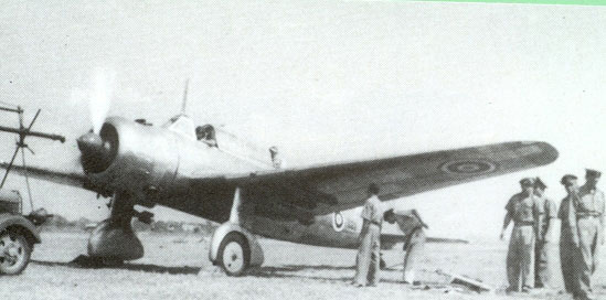 Royal Thai Air Force Ki-30 aircraft resting at an airfield, circa Sep-Dec 1945, photo 2 of 2