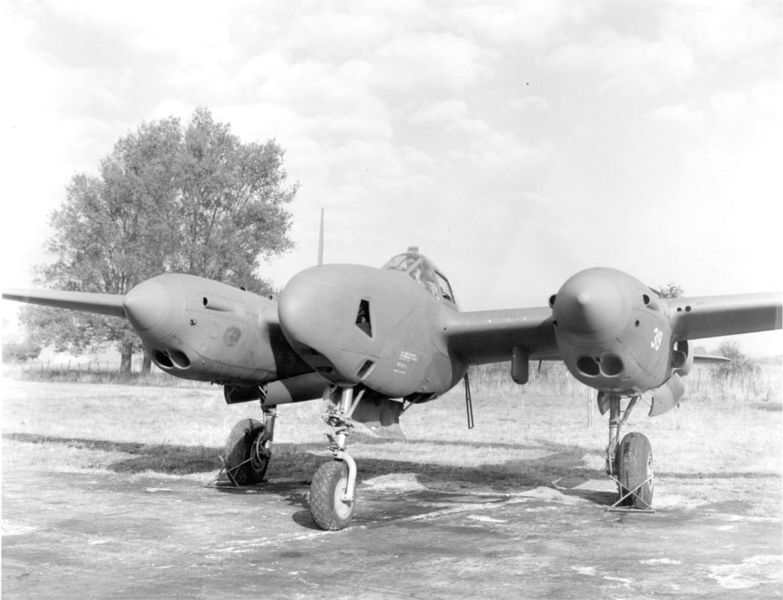 F-5B reconnaissance aircraft at rest, date unknown
