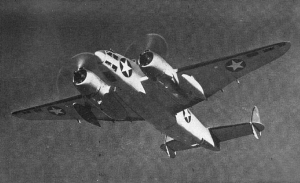 Ventura aircraft in flight, 1942