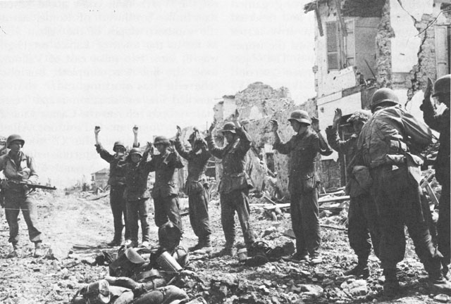 German prisoners of war at Cisterna, Italy, late May 1944