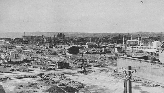 Ruins of Aomori, Japan, 1945