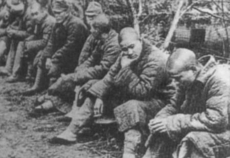 Captured Japanese soldiers during the Battle of Changde, Hunan Province, China, Nov-Dec 1943
