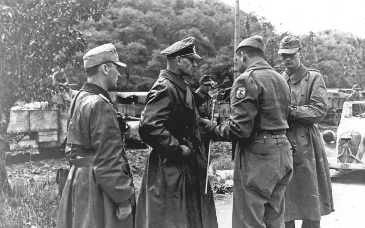 General Otto Fretter-Pico of German 148th Infantry Division in Brazilian custody, near Parma, Italy, circa 29 Apr 1945