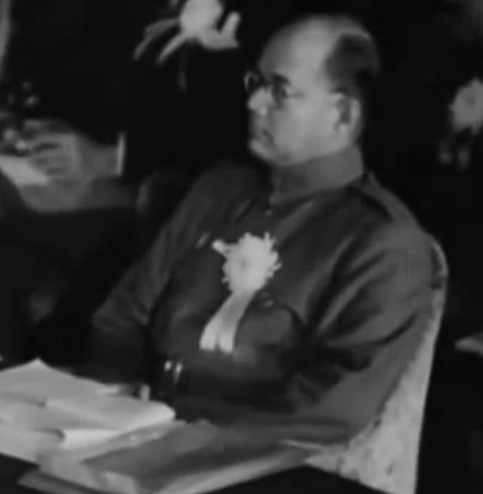 Subhash Chandra Bose at the Greater East Asia Conference, Tokyo, Japan, 5 Nov 1943