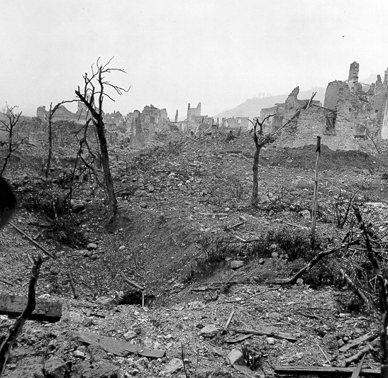 Ruins of Cassino, Italy, Feb 1944