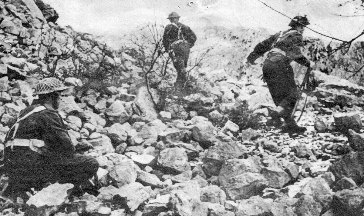 Polish troops fighting near Cassino, Italy, 18 May 1944