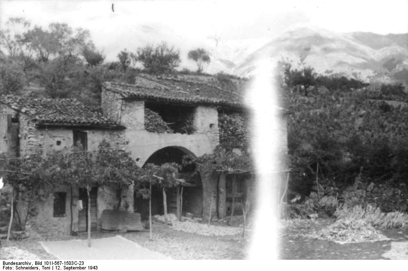 A building at Gran Sasso, Italy, 12 Sep 1943