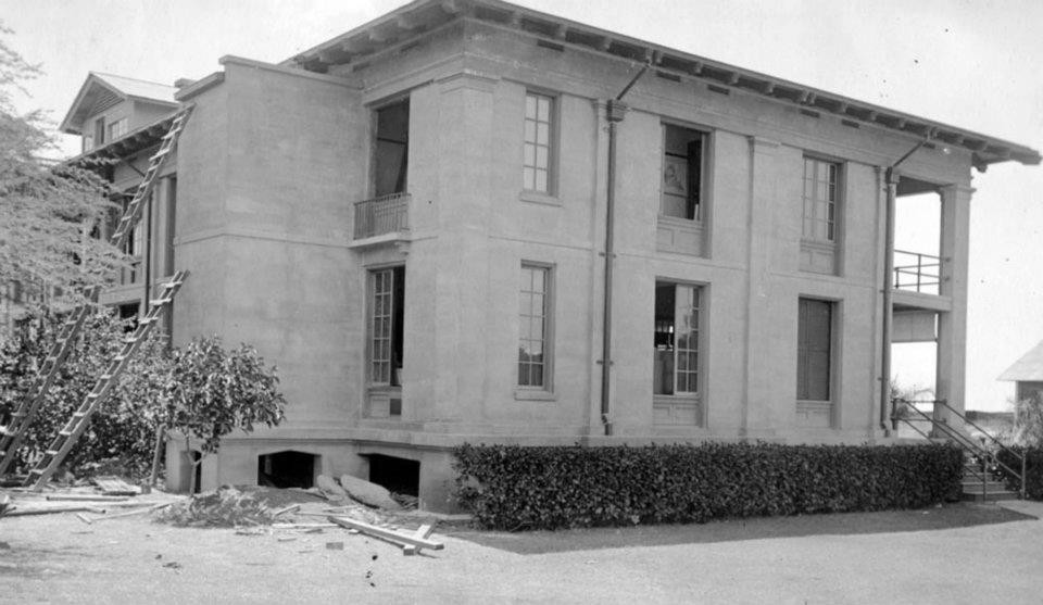 Administration Building Vault, Building No. 1 at Pearl Harbor Naval Station, Honolulu, US Territory of Hawaii, 4 Sep 1918