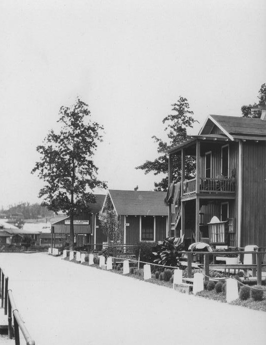 Barracks at USMC base at Quantico, Virginia, United States, circa 1929