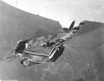 US B-17F Fortress “All-American” of 414th BS, 97th BG on the ground at its base in Biskra, Algeria showing severe damage from a mid-air collision with a German fighter over Tunis, Tunisia, 1 Feb 1943. Photo 8 of 8