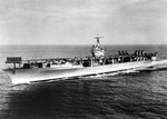 USS Ranger under way, late 1930s.