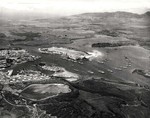 Pearl Harbor Naval Shipyard and Ford Island Naval Air Station, Oahu, Hawaii, May 2, 1940.