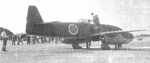 Kikka prototype jet, Kisarazu Airfield, Japan, Aug 1945