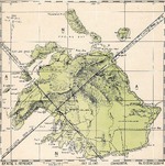 United States Hydrographic Office July 1943 map of Efate Island, New Hebrides (now Vanuatu) showing friendly aircraft approach bearings.