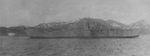 Japanese Army landing ship No. 101 in Hiroshima Bay, Japan, 17 Feb 1947; note landing ship No. 108 background