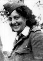 Hannah Szenes in British uniform, Yugoslavia, mid-1944