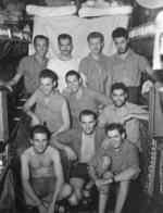 Crew members of USS Burrfish, 1943-1945