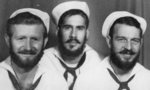 US Navy submariners of USS Burrfish, 1943-1945