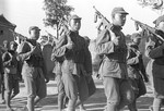Chinese Red Army troops training with Thompson M1921 submachine guns, 1930-1937