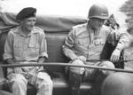 Bernard Montgomery and George Patton near Palermo, Sicily, Italy, 28 Jul 1943
