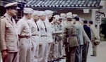 Dai Li greeting newly arrived SACO personnel, Chongqing, CHina, 1944