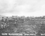 US Marines at a recently captured airfield, Cape Gloucester, New Britain, 1944