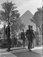 Chinese officers at the Mena House Hotel, Cairo, Egypt, Nov 1943