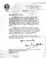 False letter from Admiral Louis Mountbatten to Admiral of the Fleet Andrew Cunningham created along with other fictitious letters as part of Operation Mincemeat, Apr 1943.