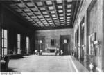 Known as “The study of the Führer,” this was Hitler’s office in the Reich Chancellery that he rarely used, Berlin, Germany, circa 1940. Photo 2 of 2.