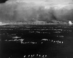 The first wave of landing craft at Iwo Jima, 19 Feb 1945, photo 6 of 6