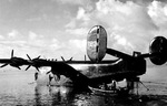 PB2Y-3 Coronado sometime after Sep 1943, location unknown. Note the unusual Navy practice of painting the airplane’s Bureau of Aeronautics serial number (BuNo) on the tail similar to the Army practice.