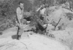 Men of US 5332nd Brigade (Provisional), Burma, 1945; Okie, Sparn, and Beauchene