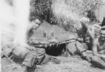 Members of US 5332nd Brigade (Provisional), Burma, 1945; Gavin, Balaskewicz, and Dick Gerrity