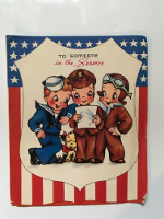 American greeting card, printed during war time, 1 of 2