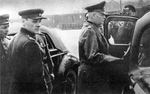 Wilhelm Keitel traveling to the surrender document signing ceremony, Berlin, Germany, 8 May 1945