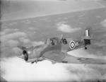 M.27 Master III aircraft in flight over western England, United Kingdom, date unknown