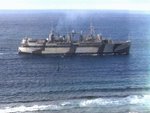 USS Proteus off Australia, early 1980s
