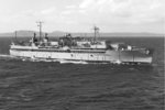 USS Proteus underway, 1963
