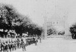 Civilians welcoming Crown Prince Hirohito, Heito Station, Taiwan, 22 Apr 1923